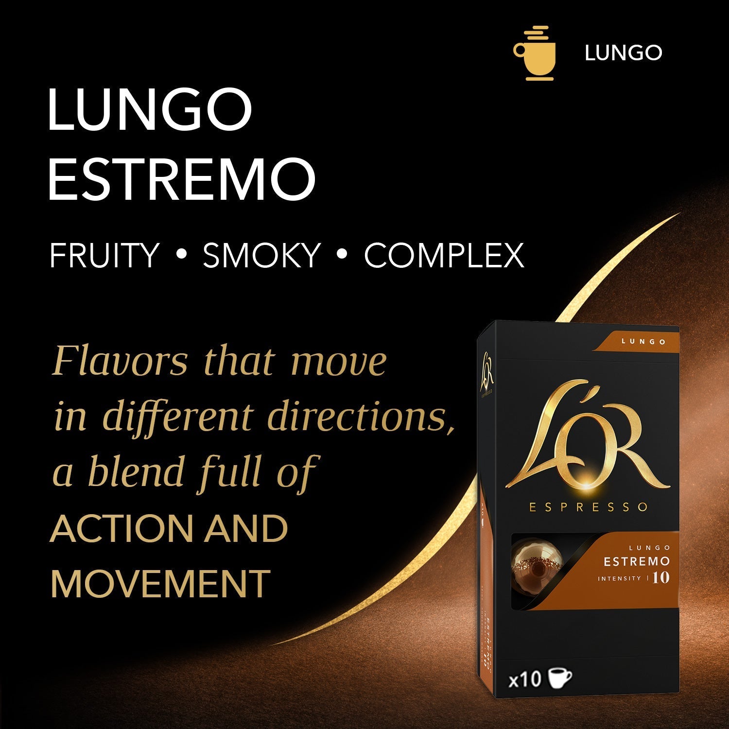 L'OR Estremo Lungo Espresso Capsules - Image 2