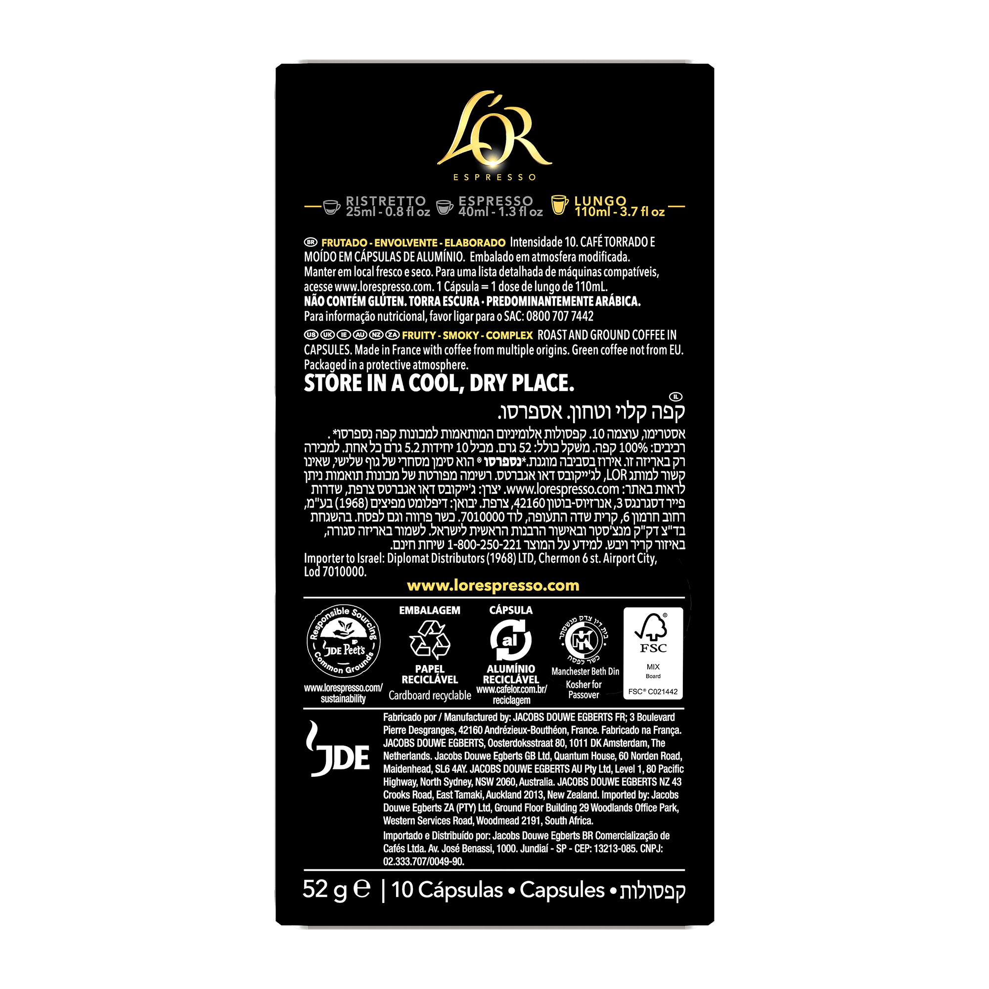 L'OR Estremo Lungo Espresso Capsules - Image 7
